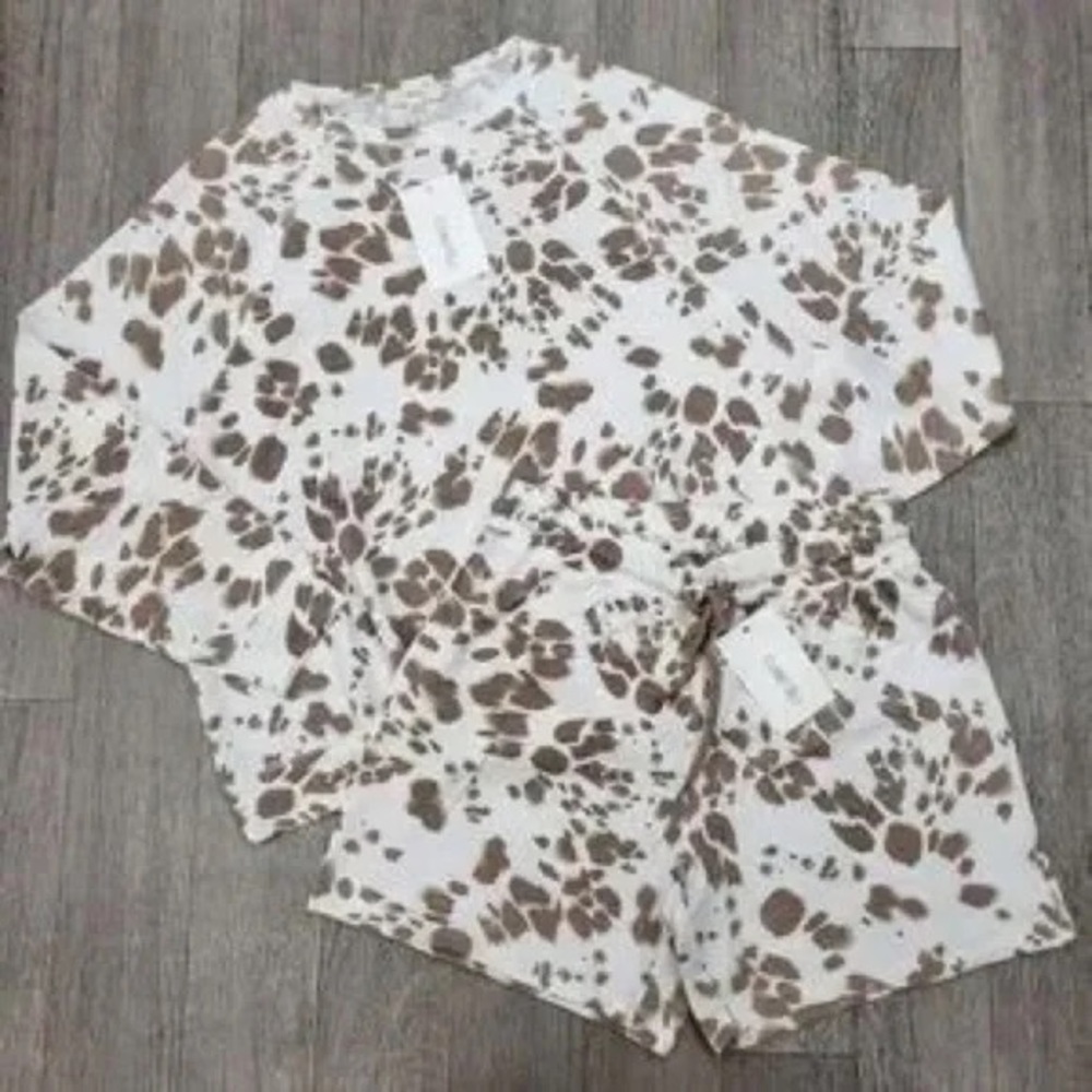 Como Blu | Doe Skin Lounge Short Set Size Large